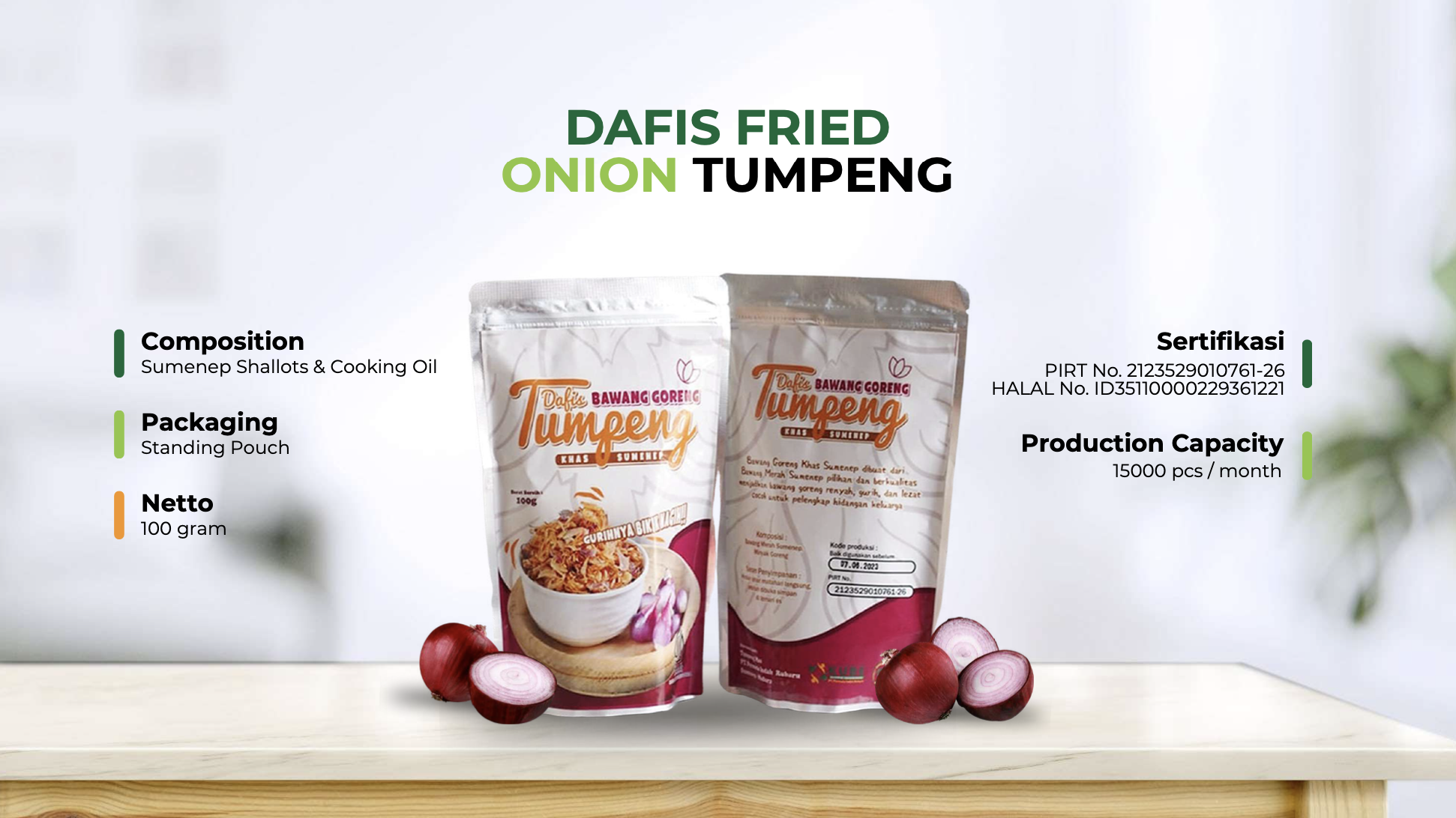 DAFIS FRIED ONION TUMPENG